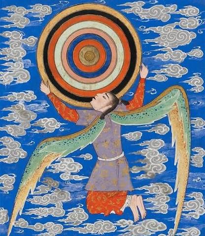 Angel from al-Qazwini manuscript